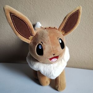 Pokemon Eevee Standing Pose 8" Plush Collectible Toy Nintendo Animation